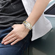 NAKZEN Men Japan NH35 Movement Automatic Mechanical Diamond Stainless Steel Bracelet Watches Relogio Masculino 6013