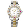NAKZEN Men Japan NH35 Movement Automatic Mechanical Diamond Stainless Steel Bracelet Watches Relogio Masculino 6013