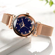NAKZEN Women Diamond Elegant Starry Sky Watches Ladies Creative Roman Fashion Waterproof Quartz