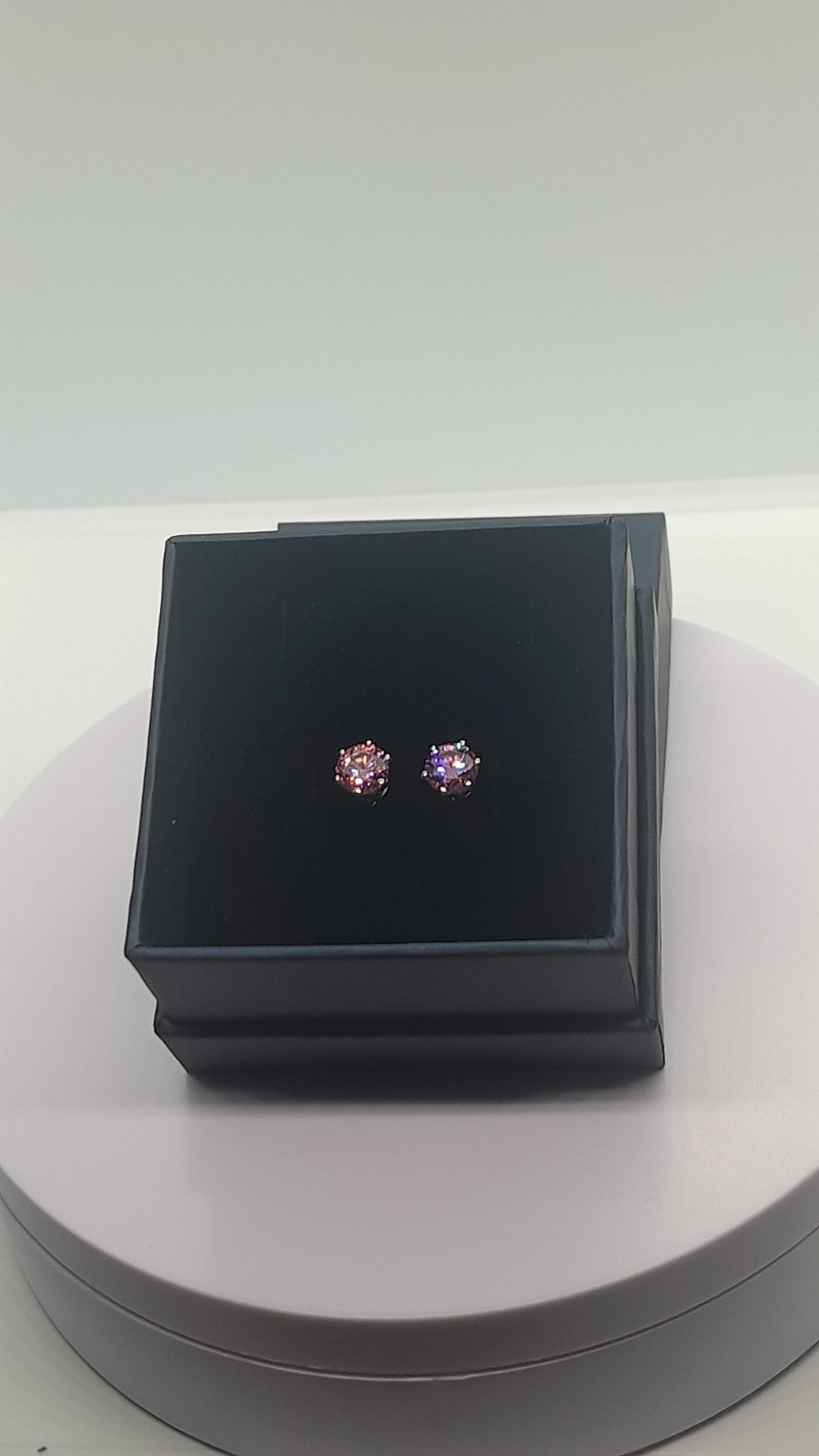 Lab Creat 2.0 Ctw Diamond Test Passed Brilliant Cut VVS1  Stud Platininum Plated