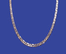 925 Solid Sterling Silver 4.2 mm Anchor Chain Men Necklace White Gold Pl 18,20in