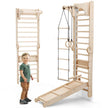 6in1 Swedish Ladder for Kids – Converts into Pikler Triangle + Slide + Swing-0