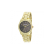 Henley Ladies Bling Etched Patterned Brown Dial & Gold plated Bracelet Watch H07326.2