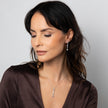 Diamonfire Elongated Half Bezel Drop Earrings-2