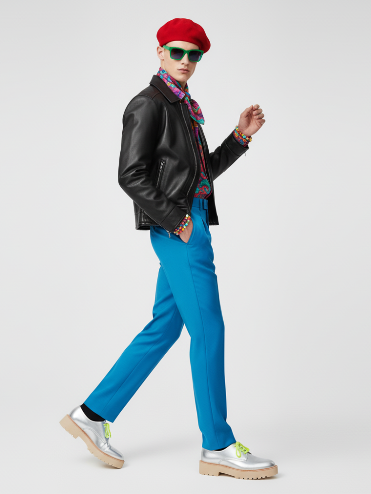 Men's Faux Leather Jacket SOHO COUTURE BYMANYC ® New York-0