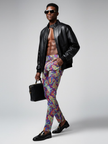 Men's Vegan Leather Bomber Jacket SOHO LEATHER NYFW New Colecction BYMANYC ® New York-0
