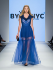 Black Floral Long Gala Dress SOHO: Prêt-à-Porter Line BYMANYC ® New York