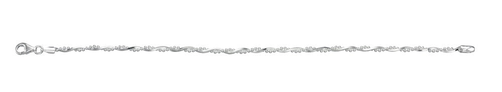 Beginnings Twisted Chain Bracelet Sterling Silver 925