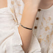D For Diamond Heart Motif Hinged Maiden Bangle with Diamond for Girl's