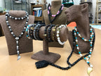 Buddha / Black Agate Stone - Gemstone Necklace
