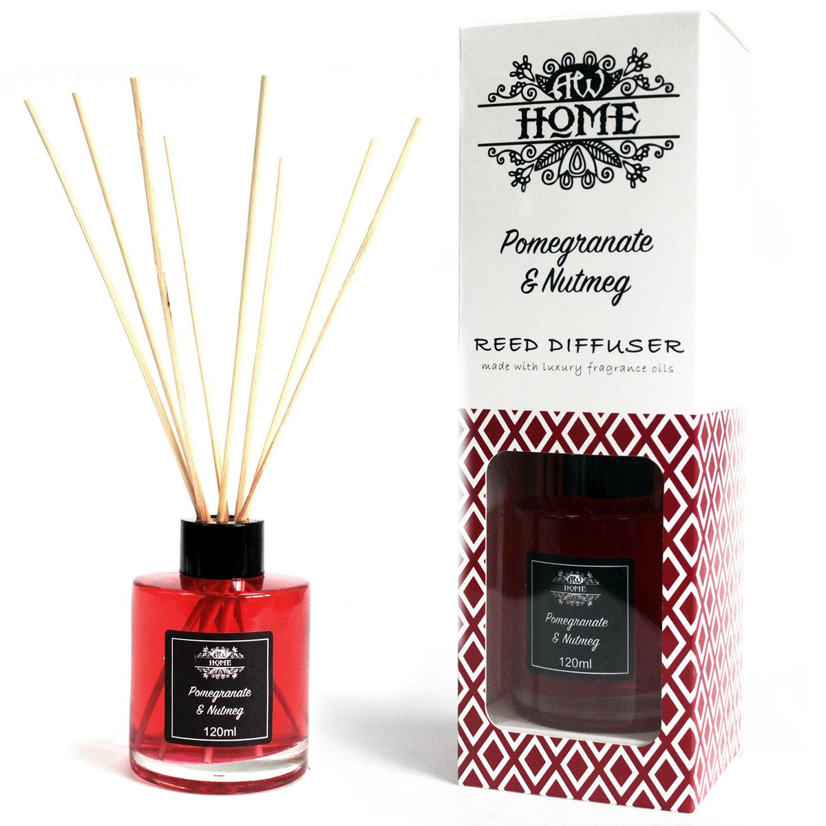 120 ml Reed Diffuser -  Pomegranate & Nutmeg