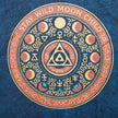 Nomad Sari Stonewashed Cotton T-Shirt - Stay Wild Moon Child - Blue - Large
