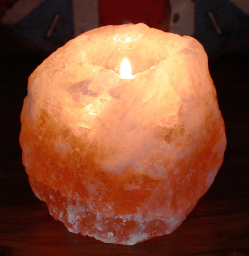 Quality Natural Himalayan  Salt High Energy! Candle Holder