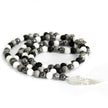 Angel Wing / Grey Agate Natural Gemstone Necklace