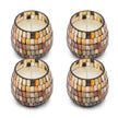 Small Glass Jar Candles - Amber Mosaic