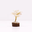 Mini Gemstone Tree On Wood Base - Rock Quartz (15 stones)
