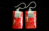 925 Silver Earrings - SQ Mini Discs [UK delivery]