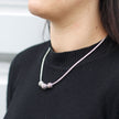 Authentic 925 Silver&18 K Gold Chain Ball Bead Necklace Bali Jewellery