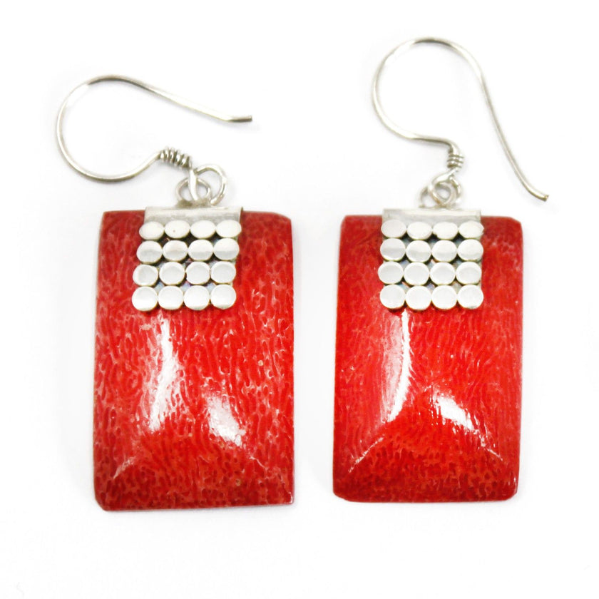925 Silver Earrings - SQ Mini Discs [UK delivery]