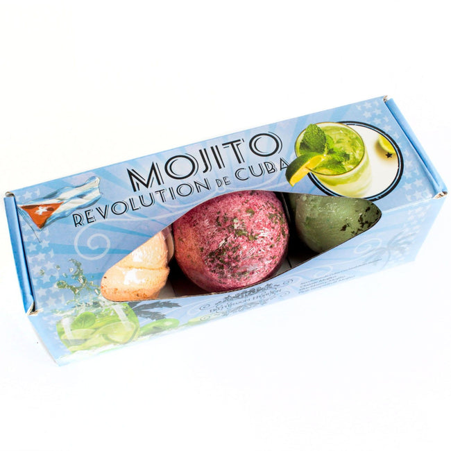Set of Three Mojito Bath Bombs [free UK delivery]