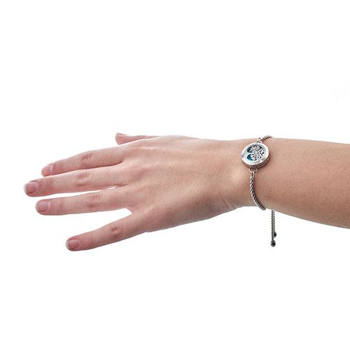 Aromatherapy Energy Jewellery Chain Bracelet - Tree of Life - 20mm[UK delivery
