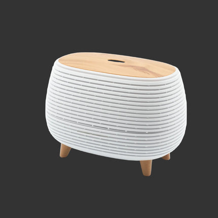 Futuristic Ribbed Aroma Diffuser with Colour-Changing Light