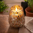 Tall Glass Jar Candles - Amber Mosaic