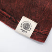 Nomad Sari Stonewashed Cotton T-Shirt - Dragon Mandala - Maroon - XL