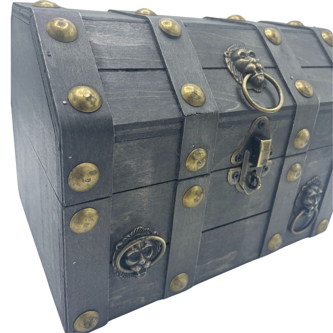 Large Treasure Pirate Chest - Grey