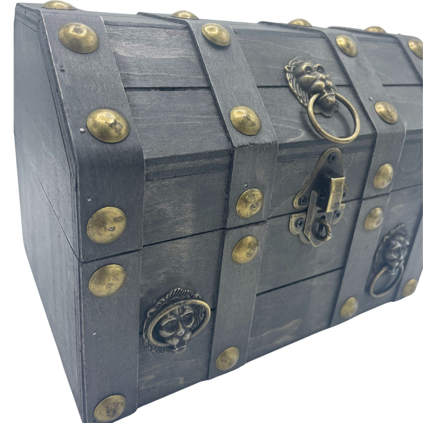 Large Treasure Pirate Chest - Grey
