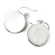 Tree of Life 925 Silver Earrings 15mm - Mother of Pearl [UK delivery only]