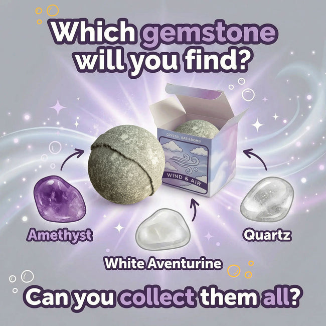 Elemental Crystal Refreshing Bath Bomb - Air [Free UK delivery]
