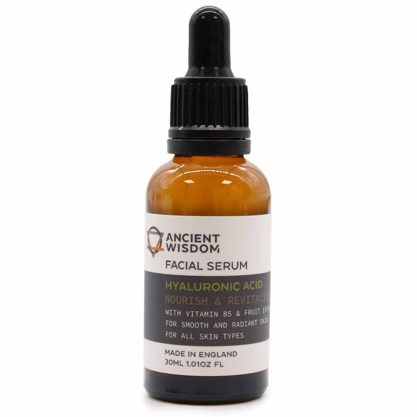 Hyaluronic Acid Facial Serum With Vitamin B And Fruit Extracts
