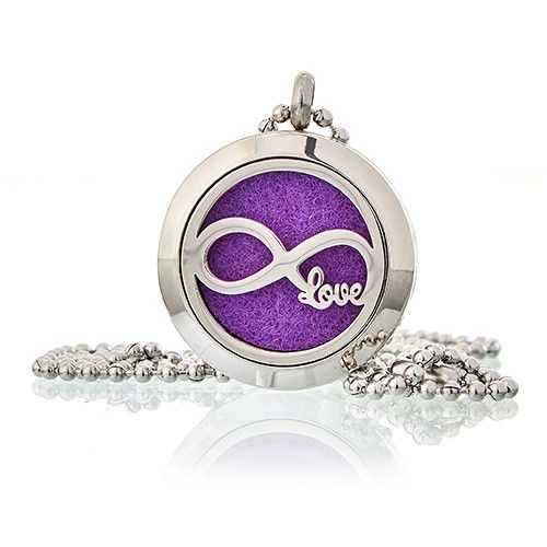 Aromatherapy Diffuser Necklace - Infinity Love 25mm[UK delivery]