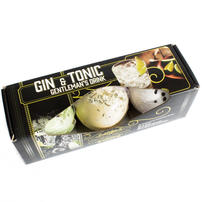 Set of Three Gin & Tonic Bath Bombs [Free UK delivery]