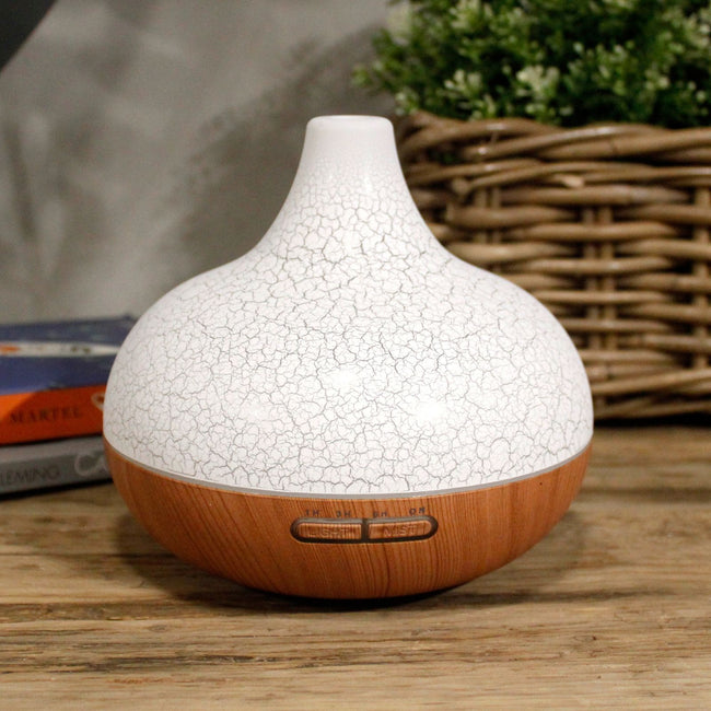 Santorini Atomiser Aroma Diffuser  - Shell Effect - USB - Colour Change - Timer
