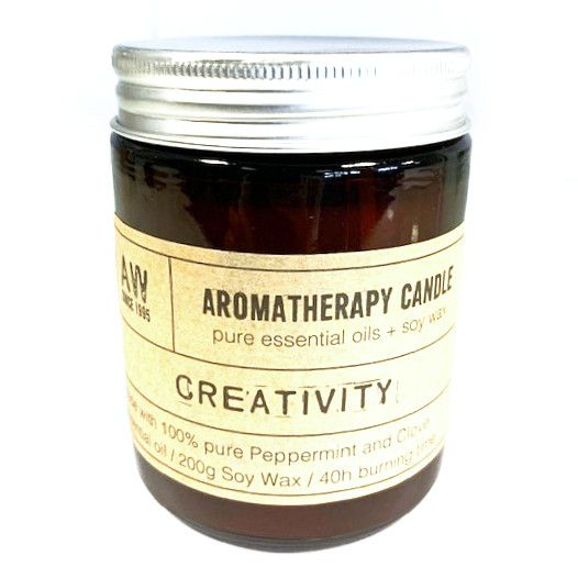 Natural soy wax Candle  - Creativity [UK delivery]