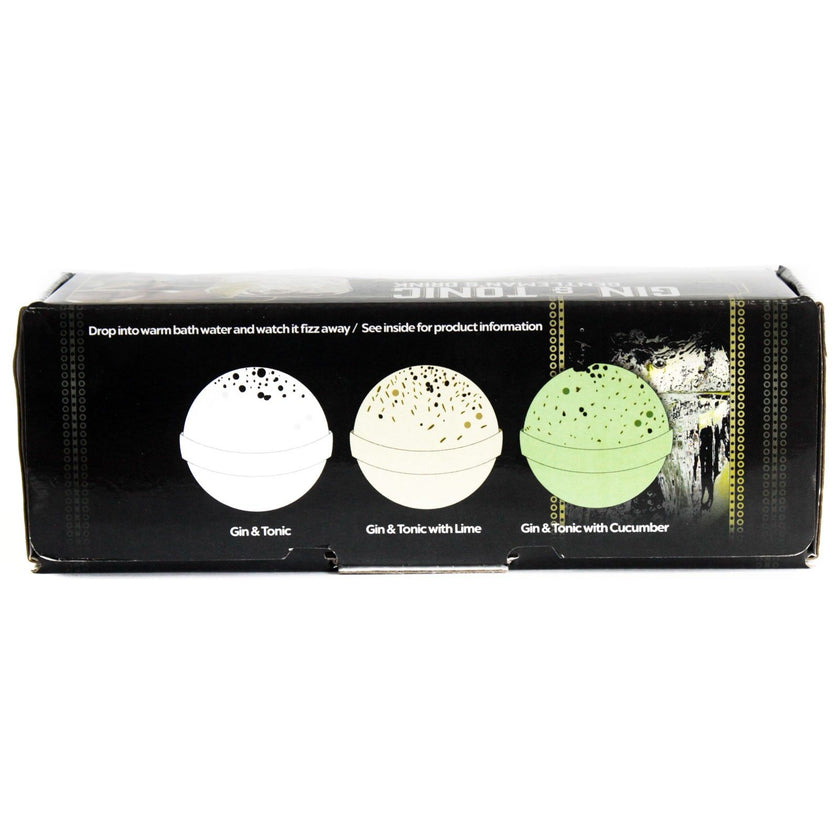 Set of Three Gin & Tonic Bath Bombs [Free UK delivery]
