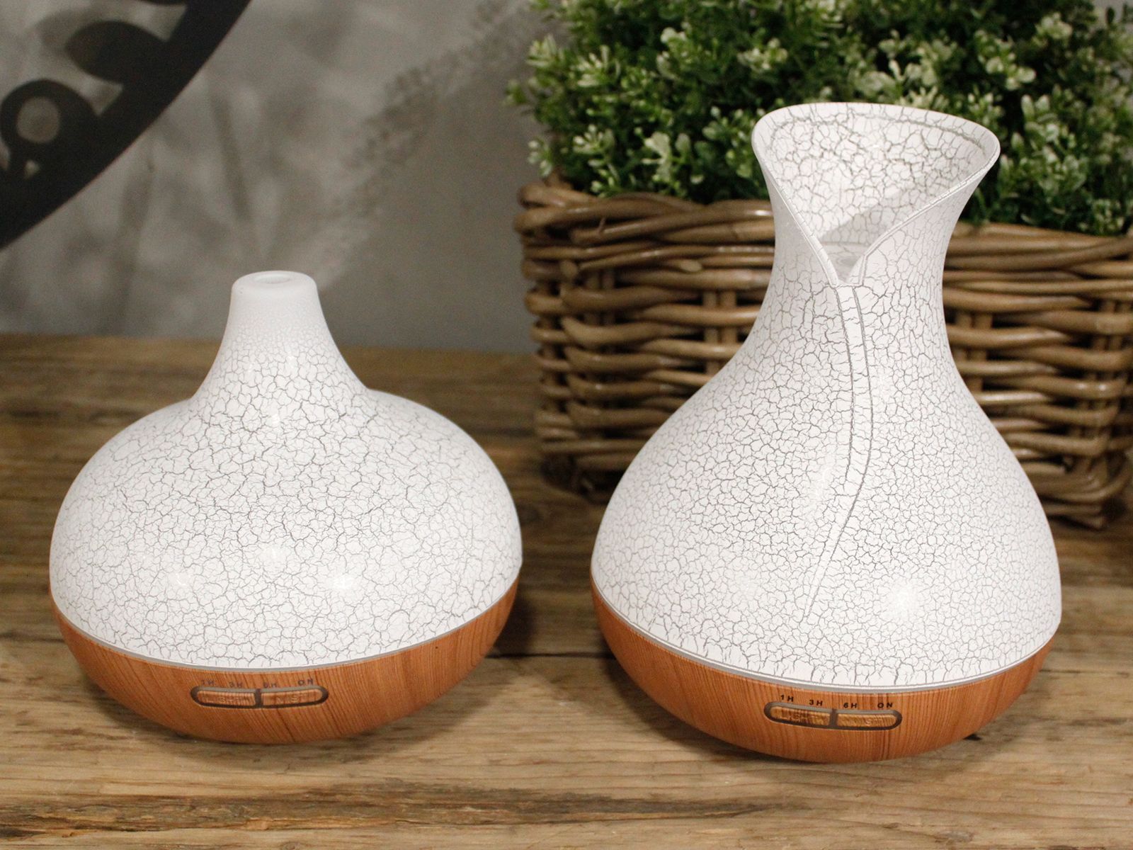 Santorini Atomiser Aroma Diffuser  - Shell Effect - USB - Colour Change - Timer