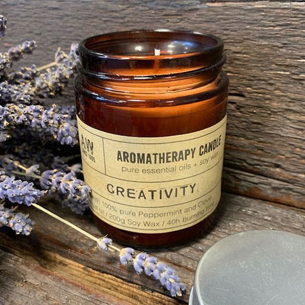 Natural soy wax Candle  - Creativity [UK delivery]