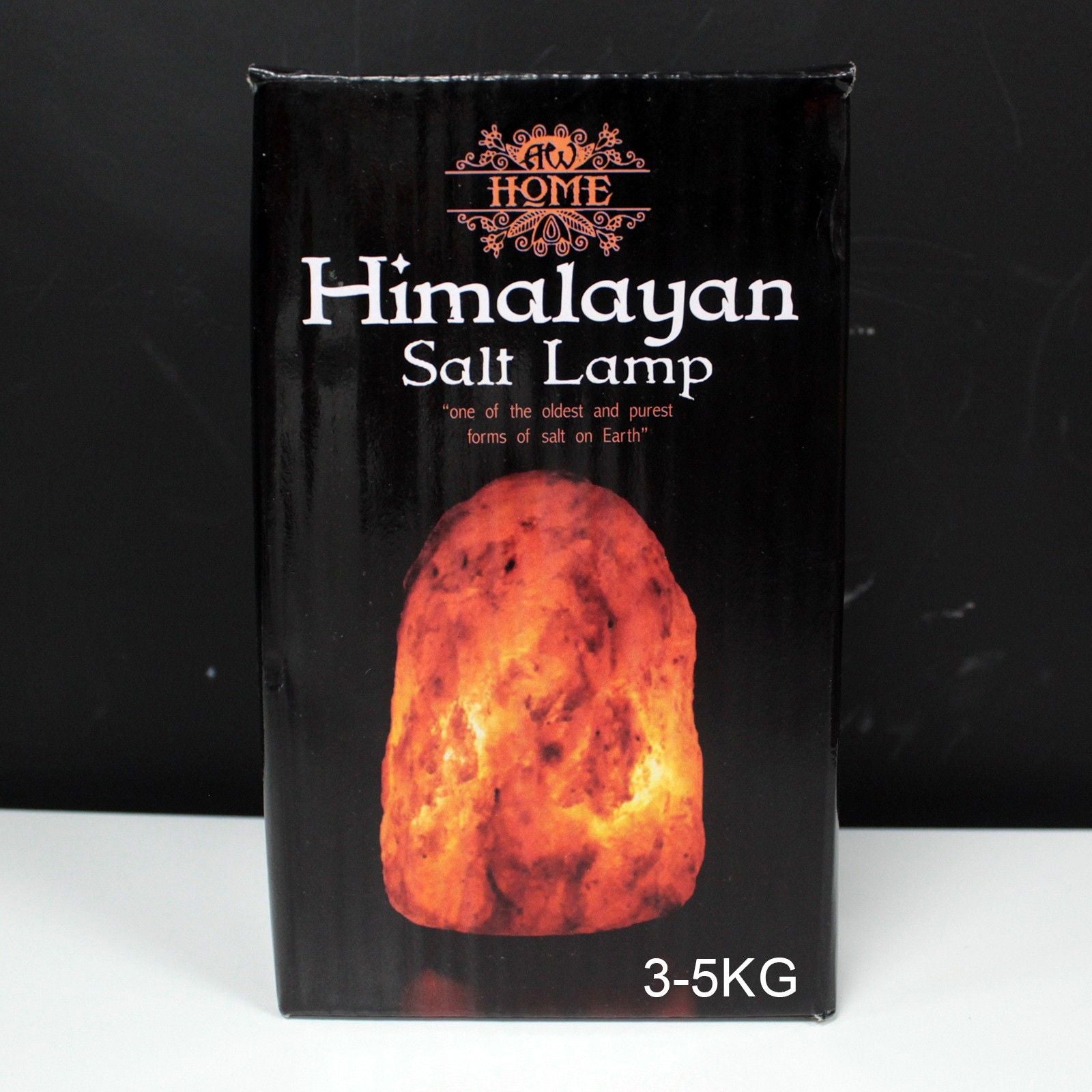 Quality Natural Himalayan  Salt Lamp - & Base apx 3-5kg