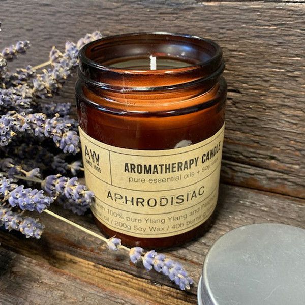Aromatherapy Candle Natural Soy Wax  - Aphrodisiac