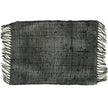 Seagrass Fringe Natural Placemat - Charcoal [Free UK delivery]