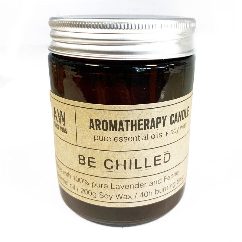 Aromatherapy Candle Natural Soy Wax - Be Chilled [UK delivery]