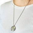 Aromatherapy Diffuser Necklace - Diamonds Heart 30mm[UK delivery]