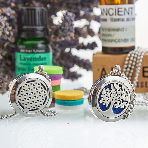 Aromatherapy Energy Jewellery Chain Bracelet - Tree of Life - 20mm[UK delivery