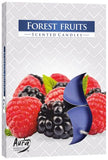 Set of 6 Scented Tealights - Forest Fruits [Free UK Delivery]