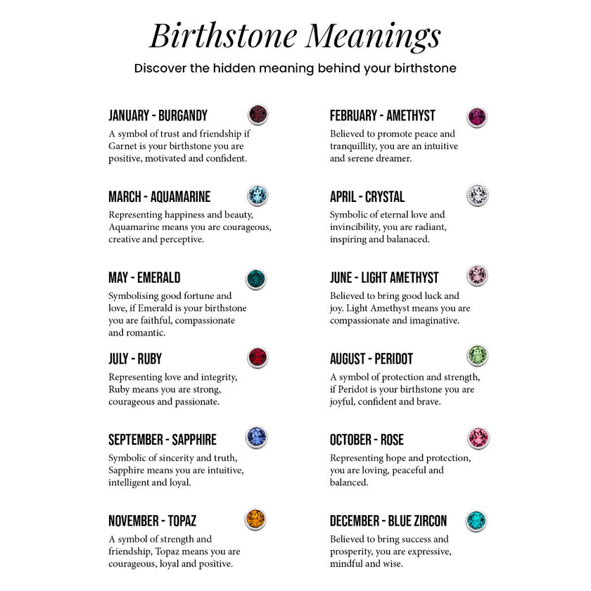 Beginnings Crystal Birthstone Bracelet