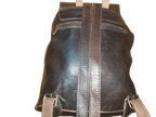 Hecho a mano Fez backpack with double medium pockets, colorful sun design