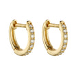 Beginnings Hoop Earrings with Cubic Zirconia